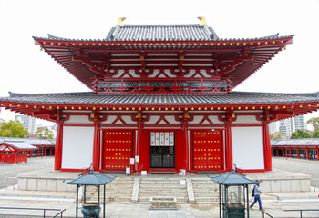 The Shitennoji Temple in Osaka, Japan.