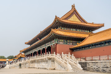 Obraz premium Rooftops at the Forbidden City, Beijing, China