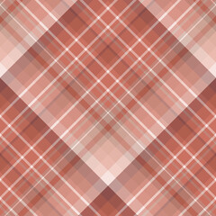 Seamless pattern in beautiful brick red colors for plaid, fabric, textile, clothes, tablecloth and other things. Vector image. 2