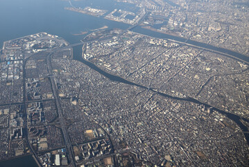 Bird view of Tokyo, Japan