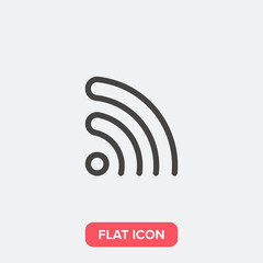 RSS icon. Vector Illustration