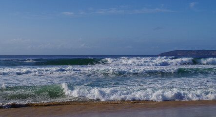 Südatlantikküste Südafrika am Boulders Beach in Simon’s Town