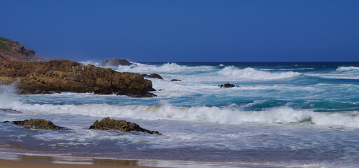 Südatlantikküste Südafrika am Boulders Beach in Simon’s Town