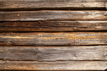 Old wooden plank board wall floor. House reparation, housework exterior and interior design wallpaper, background