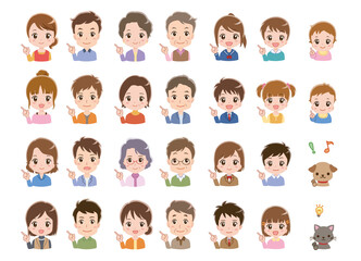 Family variation illustration