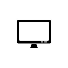 Desktop, monitor icon. Design vector illustration