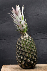 pineapple on a wooden table