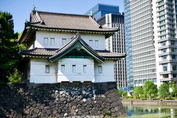 Japanese castle in Tokyo.