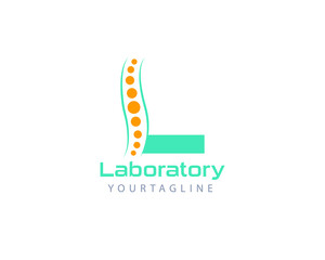 Initial laboratory alphabet letter  L