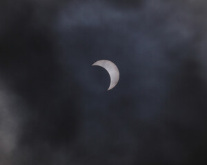 Obraz na płótnie Canvas The image of solar eclipse