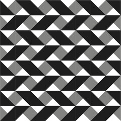 Obraz premium Seamless geometric pattern with triangles