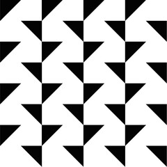 Seamless geometric pattern with triangles