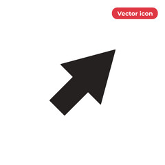 Arrow vector icon, simple sign for web site and mobile app.