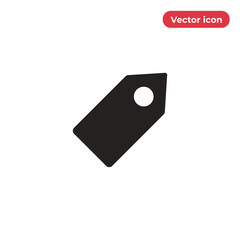 Price tag vector icon, simple sign for web site and mobile app.