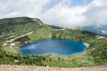 Fototapeta premium 一切経山 魔女の瞳（五色沼）