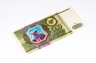 European currancy banknote