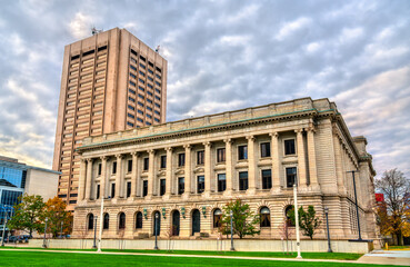 Obraz premium Cuyahoga County Courthouse in Cleveland, Ohio