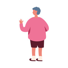 Isolated avatar boy vector design
