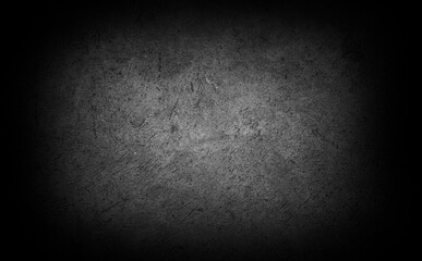 Old wall texture cement dark black gray  background abstract grey color design are light with white gradient background.