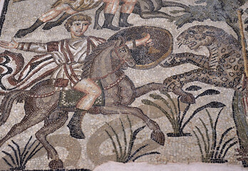 ROMAN MOSAICS FROM ALGERIA. ARCHEOLOGY IN NORTH AFRICA.