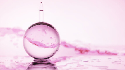 Tools for vision correction. Glasses and lenses with diopters on the background of splashes and...