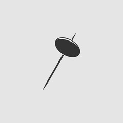 Olive on stick icon flat