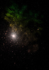 Small part of an infinite star field