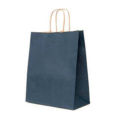 paper bag isolated on white background.