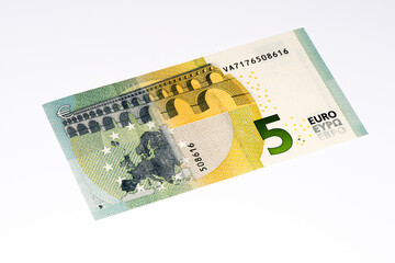 European currancy banknote
