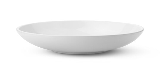 white ceramics bowl on white background