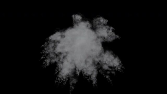 Explosion elements animation set . 4K Resolution (Ultra HD).