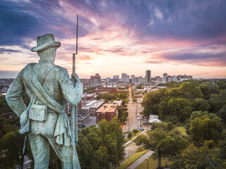 Confederate Soldiers and Sailors Monument in Richmond, Virginia