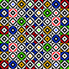 Decorative pattern. Geometric abstract colorful pattern