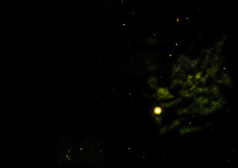 Fototapeta na wymiar Small part of an infinite star field. 3D rendering