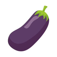 Isolated eggplant vegetable vector design