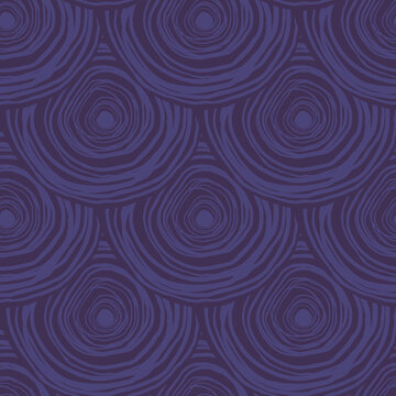 Sketch circle background. Geometric spirals seamless pattern. Creative hand drawn curved lines wallpaper. © smth.design
