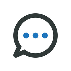 Bubble chat icon