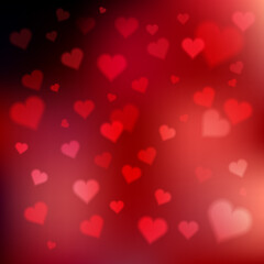 Vector Illustration of a Valentines Day Card background