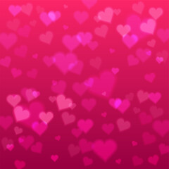 Vector Illustration of a Valentines Day Card background