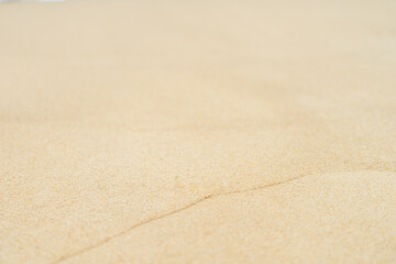 Fototapeta na wymiar close up sand beach groud floor background for texture