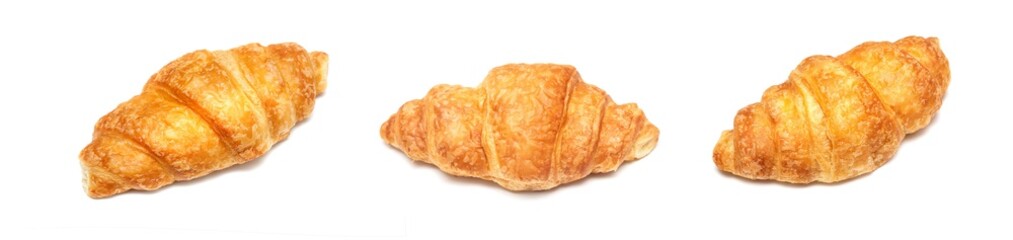 Fresh croissants isolated