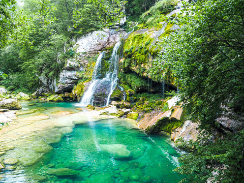 Cascadas de Virje, Bovec, Eslovenia