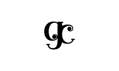 Fototapeta na wymiar GC logo design template vector illustration