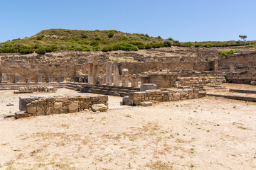 The ancient city of Kamiros located in the northwest of the island of Rhodes. Greece