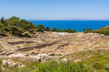 The ancient city of Kamiros located in the northwest of the island of Rhodes. Greece
