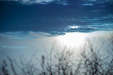 Obraz premium sun and clouds