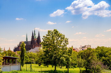 Prague, The Czech Republic: St. Vitus Cathedral at Prague Castle