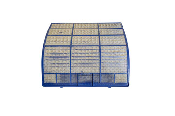 Detailed fragment of dirty air filter surface.