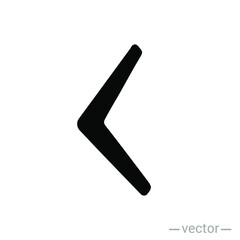 Boomerang icon. Isolated karma logotype. Flat vector illustration. EPS 10