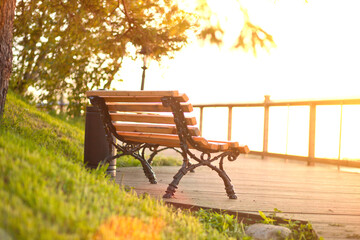 bench in the park